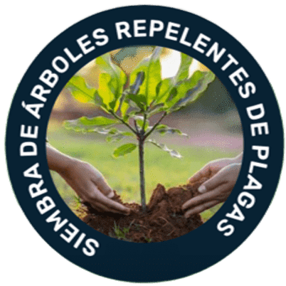 Siembra de árboles repelentes de plagas